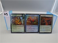 Three Assorted Magic the Gathering Cards