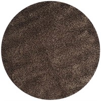 California Shag Mushroom 7ft Round Solid Rug