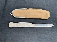 Victorian Sterling Silver Fruit Pairing Knife