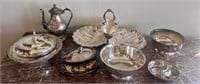 Assorted silver plate no shipping