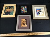 Lot 4 framed artworks