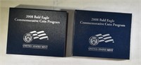 2008 BALD EAGLE COMM UNCIR , PR  50c COINS OGP