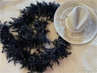 WOMENS HAT AND BOA