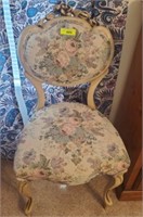 FRENCH PROVINCIAL UPHOLSTERED CHAIR
