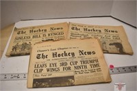 3 - 1949 Hockey News Papers