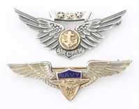 WWII US NAVY AIR CREW & V-5 PROGRAM WINGS