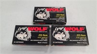 60 Rds - .223 Wolf 62gr Copper HP