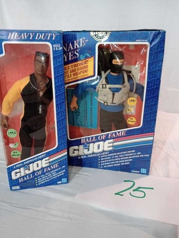 1991 AND 1992 G.I. JOE NEW IN BOX