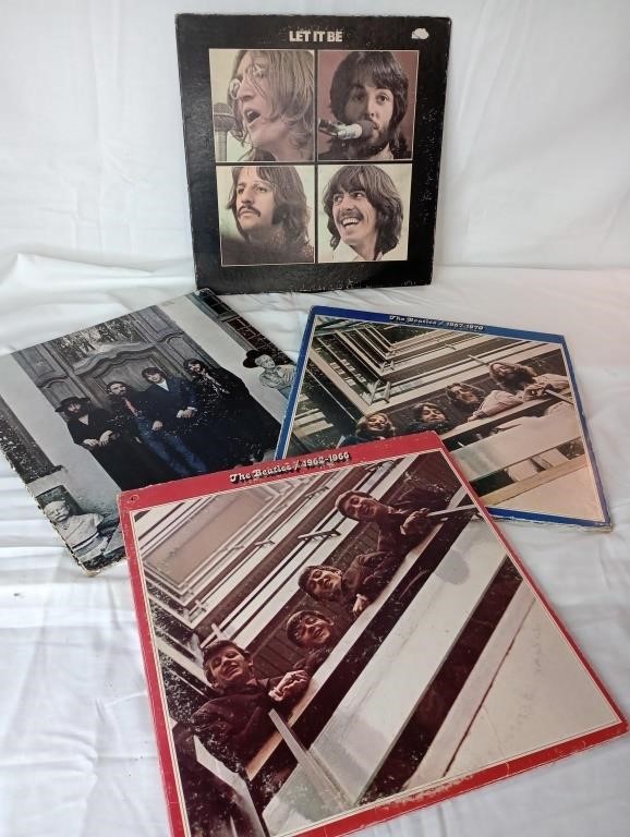 4 BEATLES ALBUMS 
AS FOUND