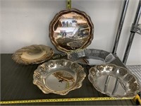 Assorted trays