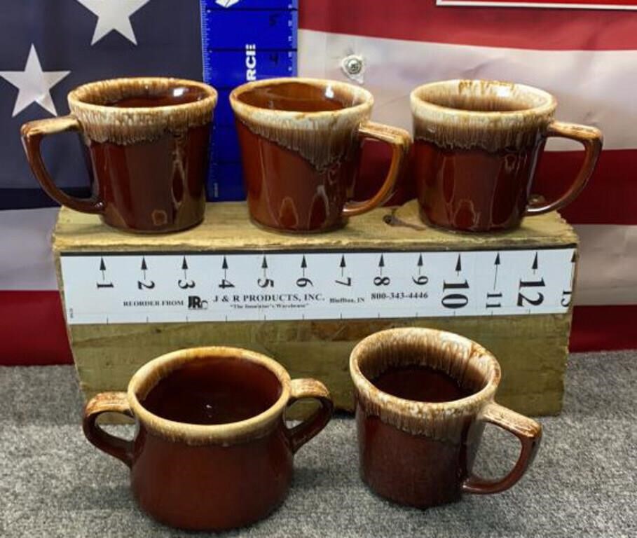 Vintage McCoy USA  Stoneware Cups