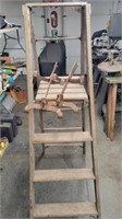 Wooden ladder & Ladder jacks