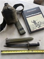 US WWII M1 GARAND BAYONET w/ SCABBARD