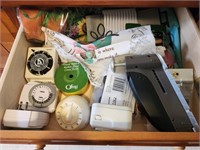 Drawer Contents, Timers & Misc. Items