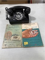Telephone, 1963 Robinson phonebook, 1964 Effingham
