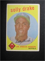 1959 TOPPS #406 SOLLY DRAKE DODGERS