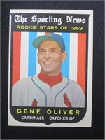 1959 TOPPS #135 GENE OLIVER ROOKIE STAR