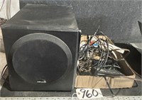 Polk Audio Home Theater Subwoofer & A/V Cords