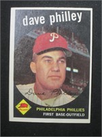 1959 TOPPS #92 DAVE PHILLEY PHILLIES
