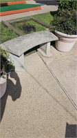 38"×15"×16" cement bench