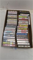 assorted cassette tapes