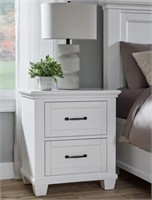 Rose Nightstand, White *built No Box, Light