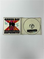 Autograph COA Green Day CD