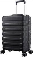BAMBOO WOLF 20 INCH HARD PLASTIC CARRY-ON LUGGAGE