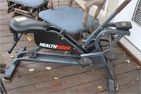 10pc Porch lot; Health Rider, Rockers, Chairs,