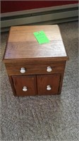 Small wooden chest