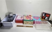 Paper Boxes, Coin Sorter, Organizing Baskets