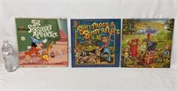 Vintage Children's 33 RPM Vinyl LPs - See Desc