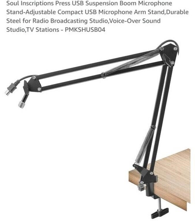 MSRP $21 Boom Microphone Stand