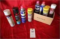 Lot of Lubricant, WD-40, Heavy Load Grease