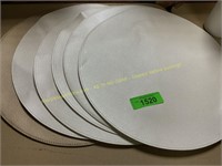 6ct round place mats