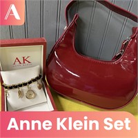 Anne Klein Handbag and Watch Set