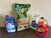 Various Cleaning Products & Turf Builder