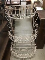 Painted Metal Plant Stand