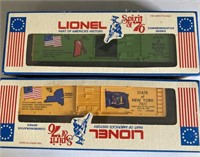 Lionel Spirit of 76 StateTrain Cars