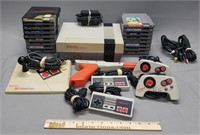 Nintendo NES Console w/ Controllers & Video Games