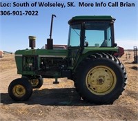 JD4030 Tractor, Not Running, For Parts/Repair, Loc