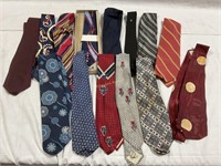 14 men’s ties. One is NIB. All one lot.