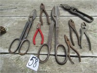 PLIERS AND TIN SNIPS