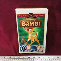 Walt Disney Bambi VHS Movie