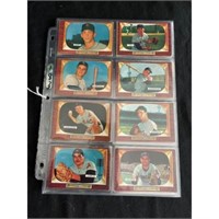 (24) 1955 Bowman Baseball Cards