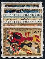 FRENCH POLYNESIA #C89-C93 MINT VF-EXTRA FINE H