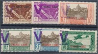 FRENCH POLYNESIA #126, #128, #130-132 & #C2 MINT