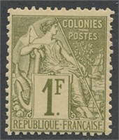 FRENCH COLONIES #59 MINT FINE-VF LH