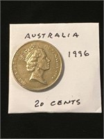 Australian 1996 "20 Cents" Coin