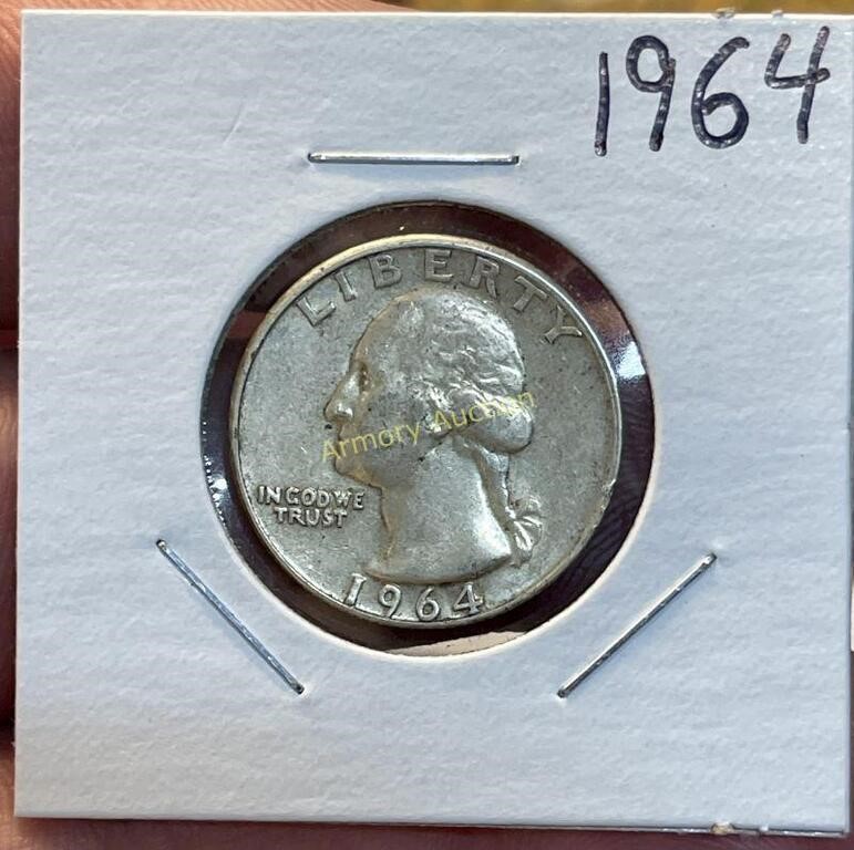 1964 SILVER WASHINGTON QUARTER